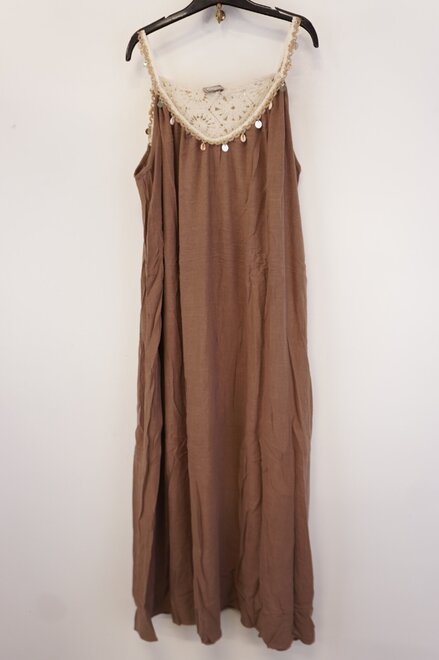 Garde-robe - Lang kleed - Bruin