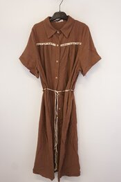 Garde-robe - Lang kleed - Bruin