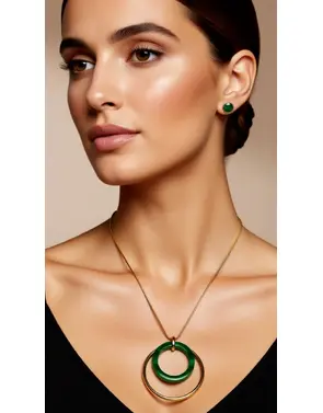 Garde-robe - Halsketting - Groen