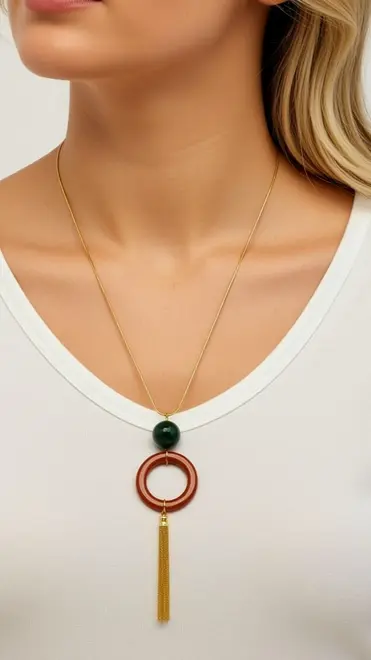Garde-robe - Halsketting - Bruin