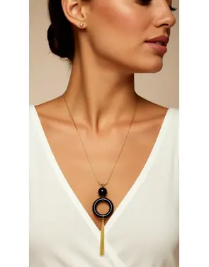 Garde-robe - Halsketting - Zwart