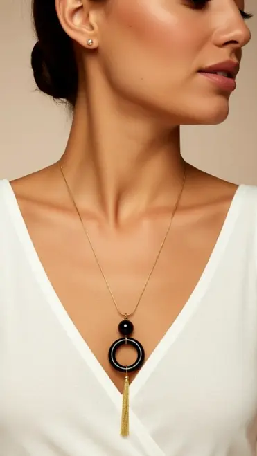 Garde-robe - Halsketting - Zwart