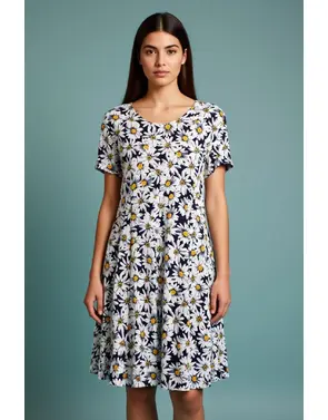 Garde-robe - Kort Kleedje - Geel