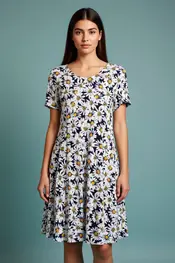 Garde-robe - Kort Kleedje - Geel