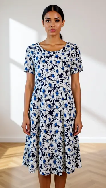 Garde-robe - Kort Kleedje - Blauw