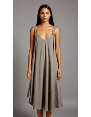 Garde-robe - Kort Kleedje - Taupe