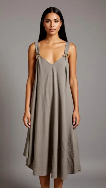 Garde-robe - Kort Kleedje - Taupe