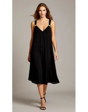 Garde-robe - Kort Kleedje - Zwart