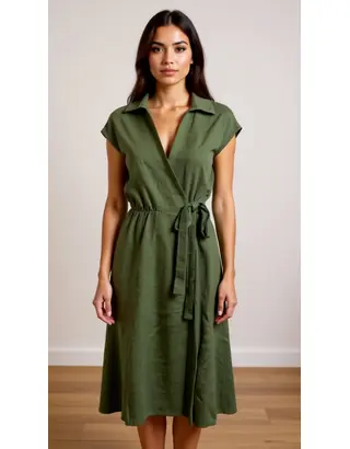 Garde-robe - Kort Kleedje - Kaki