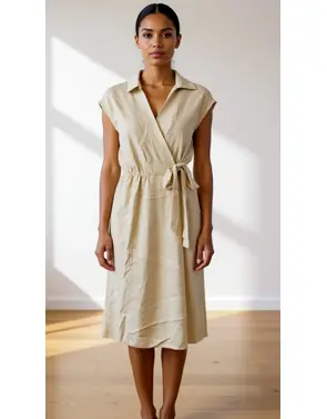 Garde-robe - Kort Kleedje - Beige