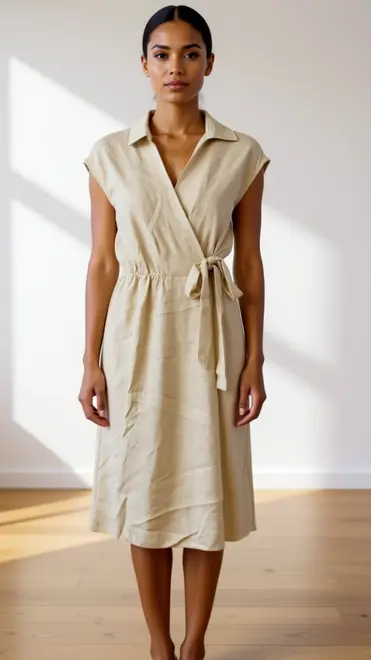 Garde-robe - Kort Kleedje - Beige