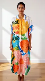 Garde-robe - Lang kleed - Multicolor