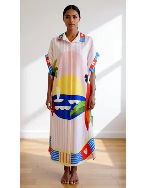 Garde-robe - Lang kleed - Multicolor