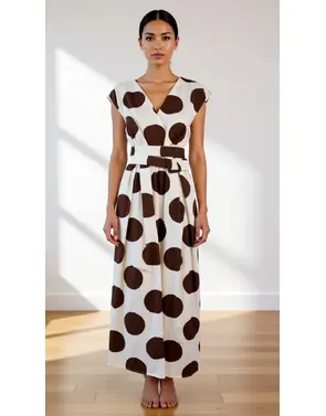 Garde-robe - Lang kleed - Ecru