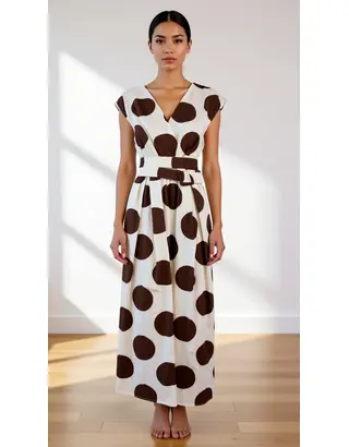 Garde-robe - Lang kleed - Ecru