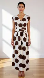 Garde-robe - Lang kleed - Ecru