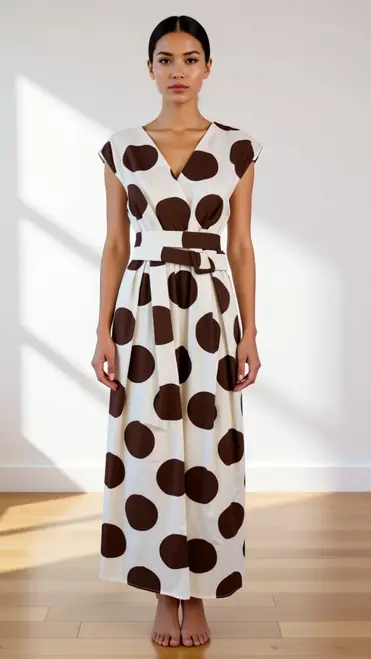 Garde-robe - Lang kleed - Ecru