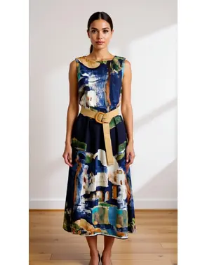 Garde-robe - Lang kleed - Marine