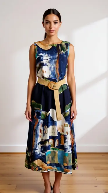 Garde-robe - Lang kleed - Marine