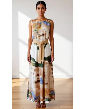 Garde-robe - Lang kleed - Ecru