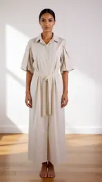 Garde-robe - Lang kleed - Beige