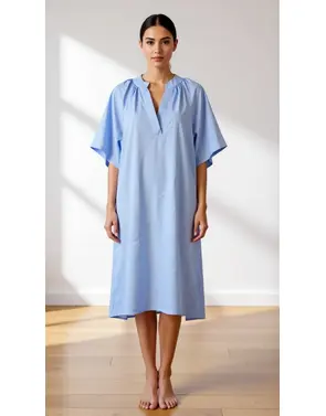 Garde-robe - Halflang Kleedje - Blauw