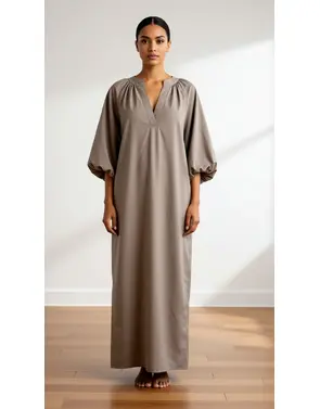Garde-robe - Lang kleed - Taupe