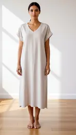 Garde-robe - Lang kleed - Beige