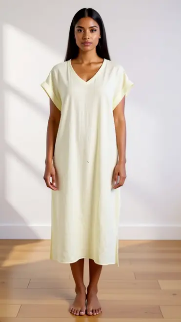 Garde-robe - Lang kleed - Geel