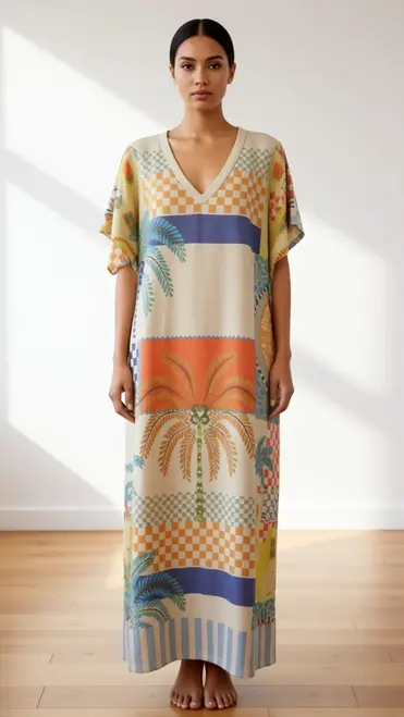 Garde-robe - Lang kleed - Beige