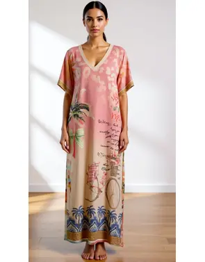 Garde-robe - Lang kleed - Roze