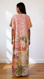 Garde-robe - Lang kleed - Roze