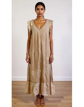 Garde-robe - Lang kleed - Beige