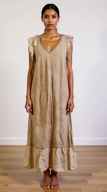 Garde-robe - Lang kleed - Beige