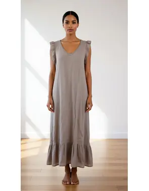 Garde-robe - Lang kleed - Taupe