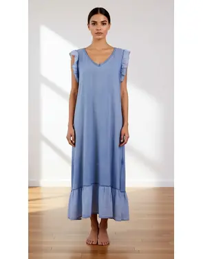 Garde-robe - Lang kleed - Blauw