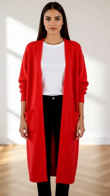 Garde-robe - Gilet - Rood