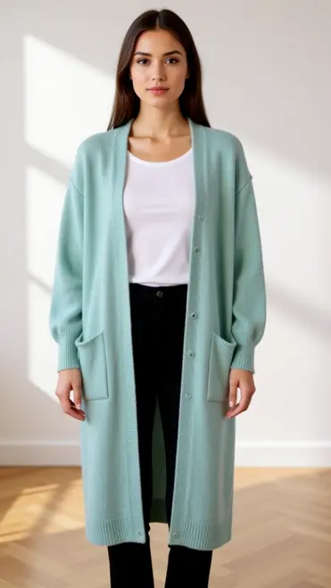 Garde-robe - Gilet - Munt