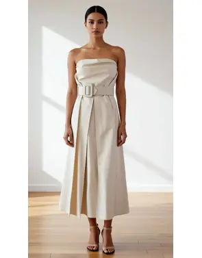 Garde-robe - Kort Kleedje - Beige