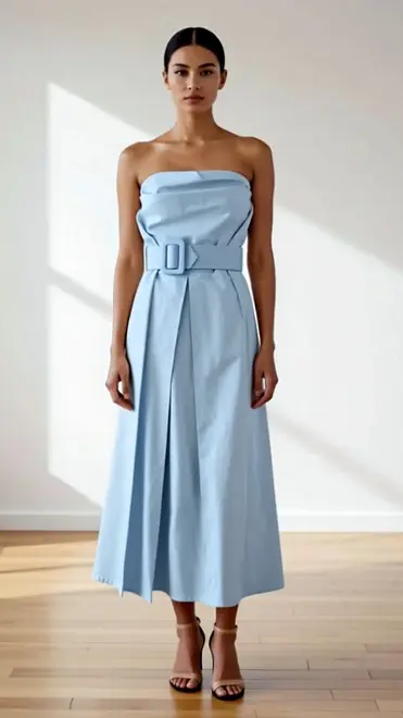 Garde-robe - Kort Kleedje - Blauw