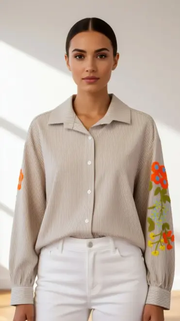 Garde-robe - Blouse - Beige