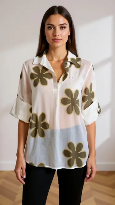 Garde-robe - Blouse - Kaki