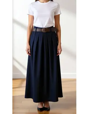 Garde-robe - Lange Rok - Marine
