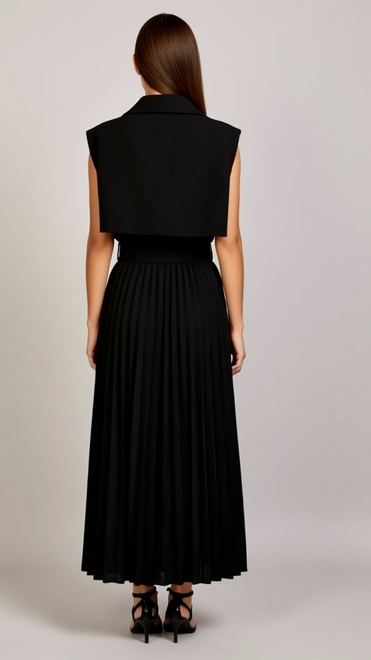 Garde-robe - Lang kleed - Zwart