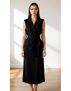 Garde-robe - Lang kleed - Zwart