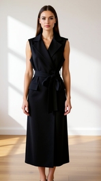 Garde-robe - Lang kleed - Zwart