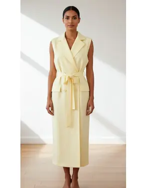 Garde-robe - Lang kleed - Geel