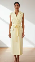 Garde-robe - Lang kleed - Geel