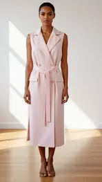 Garde-robe - Lang kleed - Roze