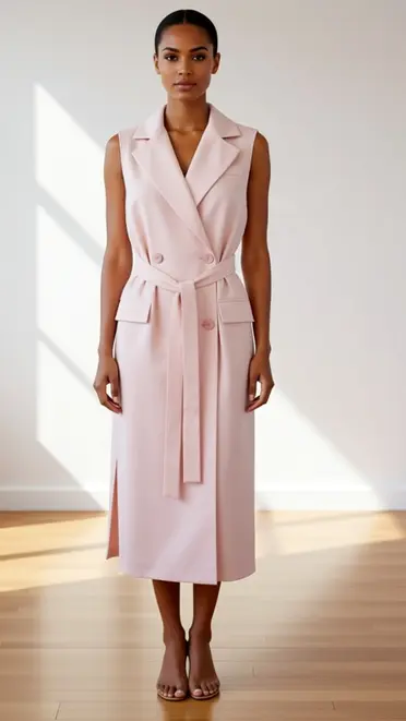 Garde-robe - Lang kleed - Roze